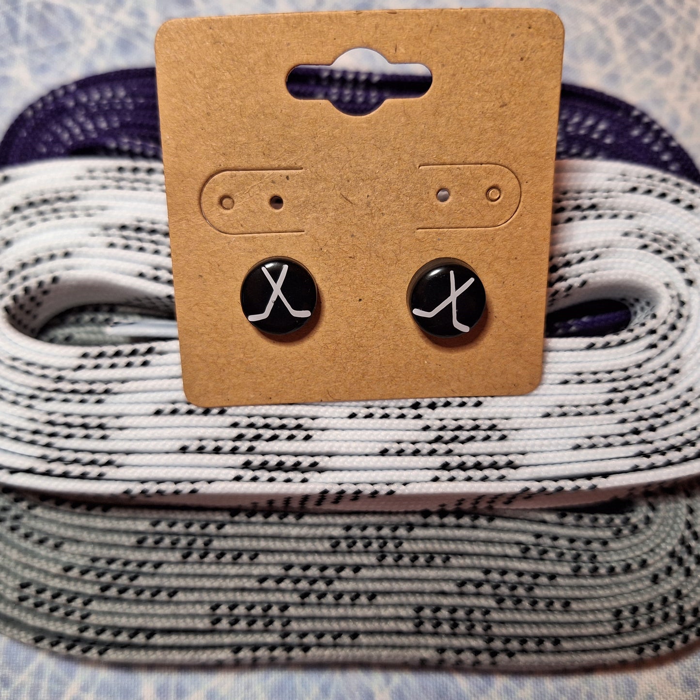 Boucles d'oreilles - Bâtons Hockey