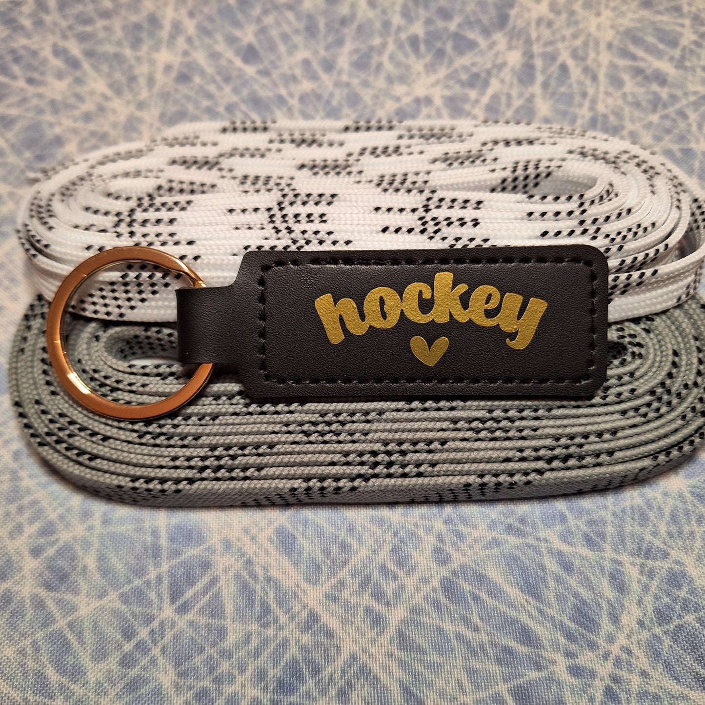 Porte-clé - Hockey & coeur
