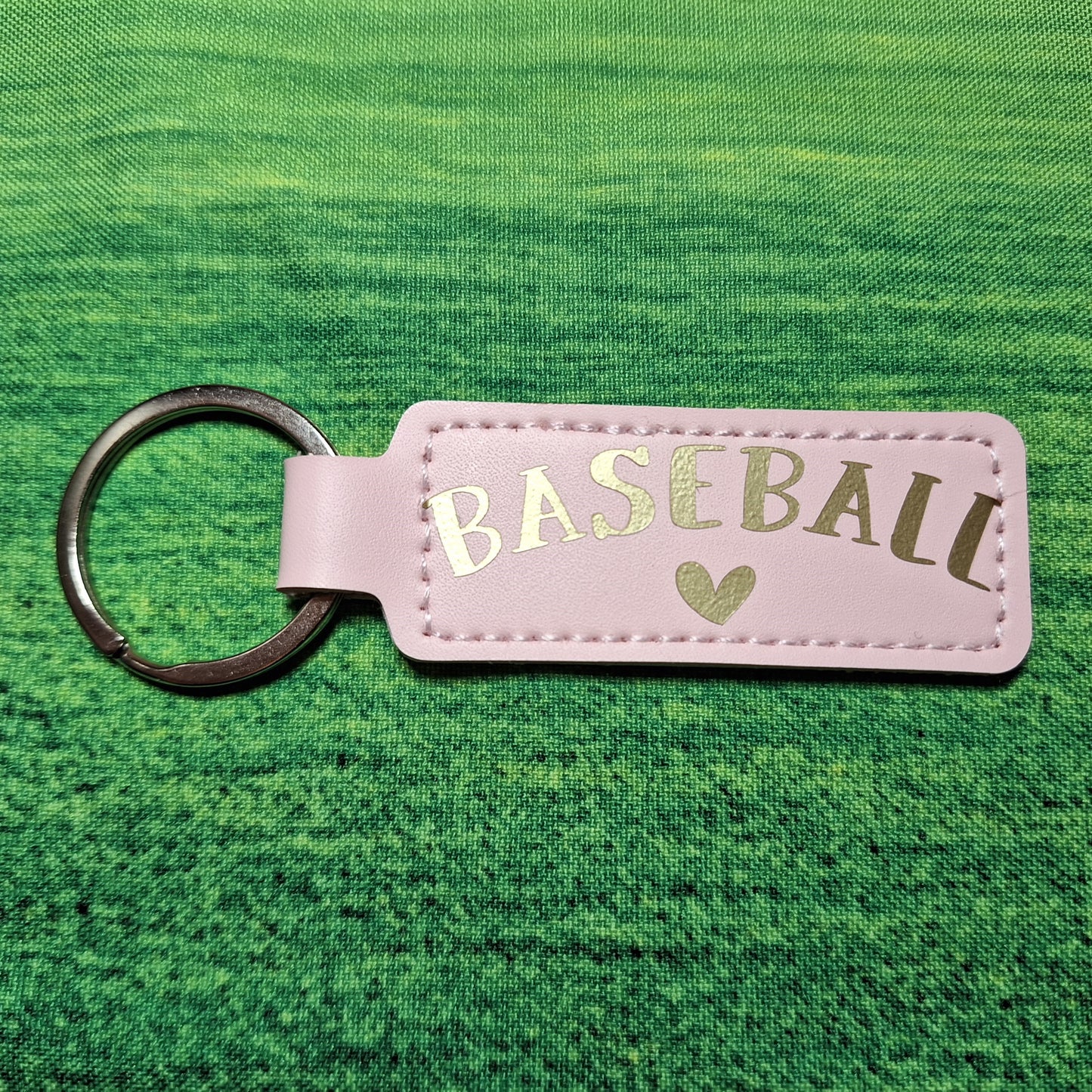 Porte-clé - Baseball & coeur