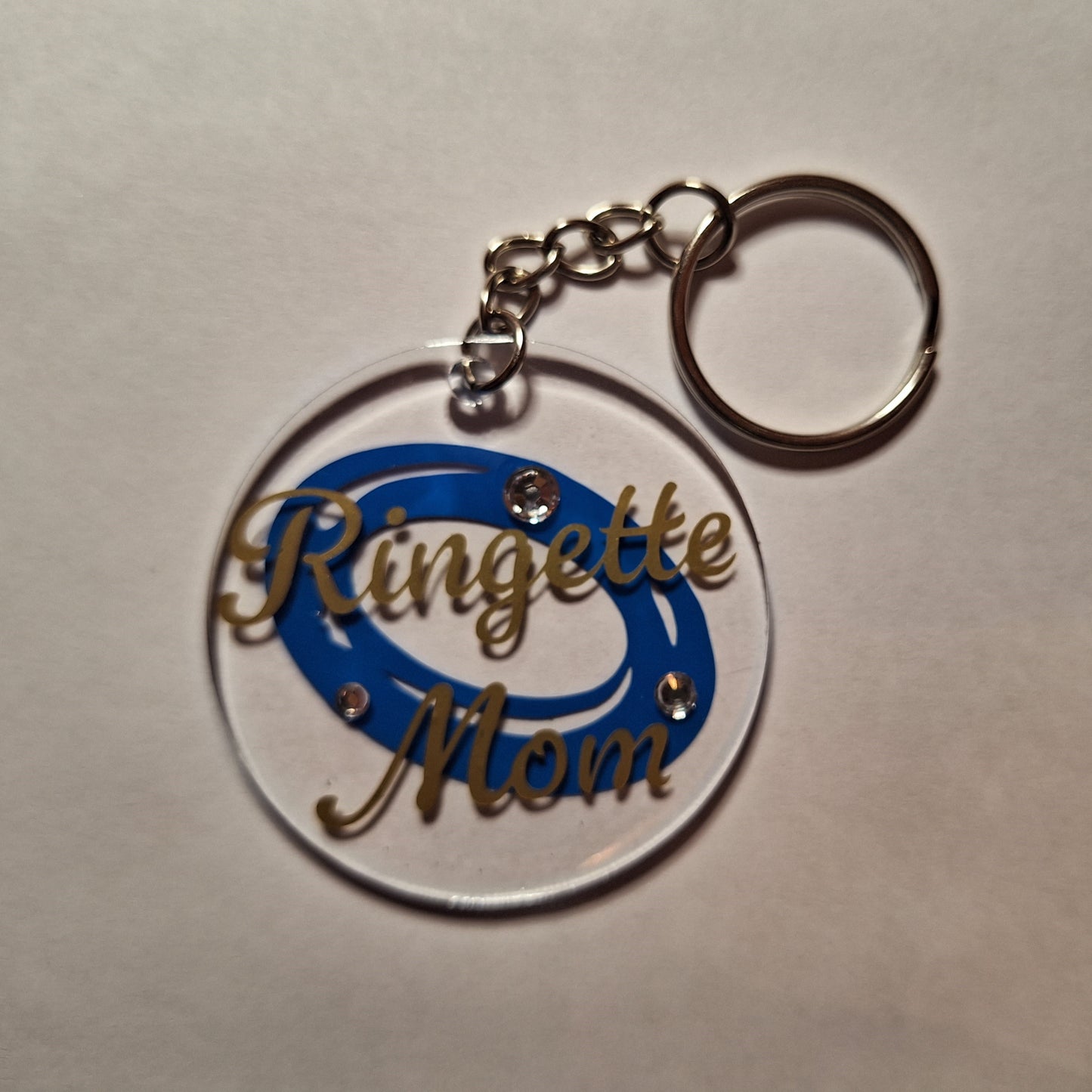 Porte-clés acrylique - Ringette Mom