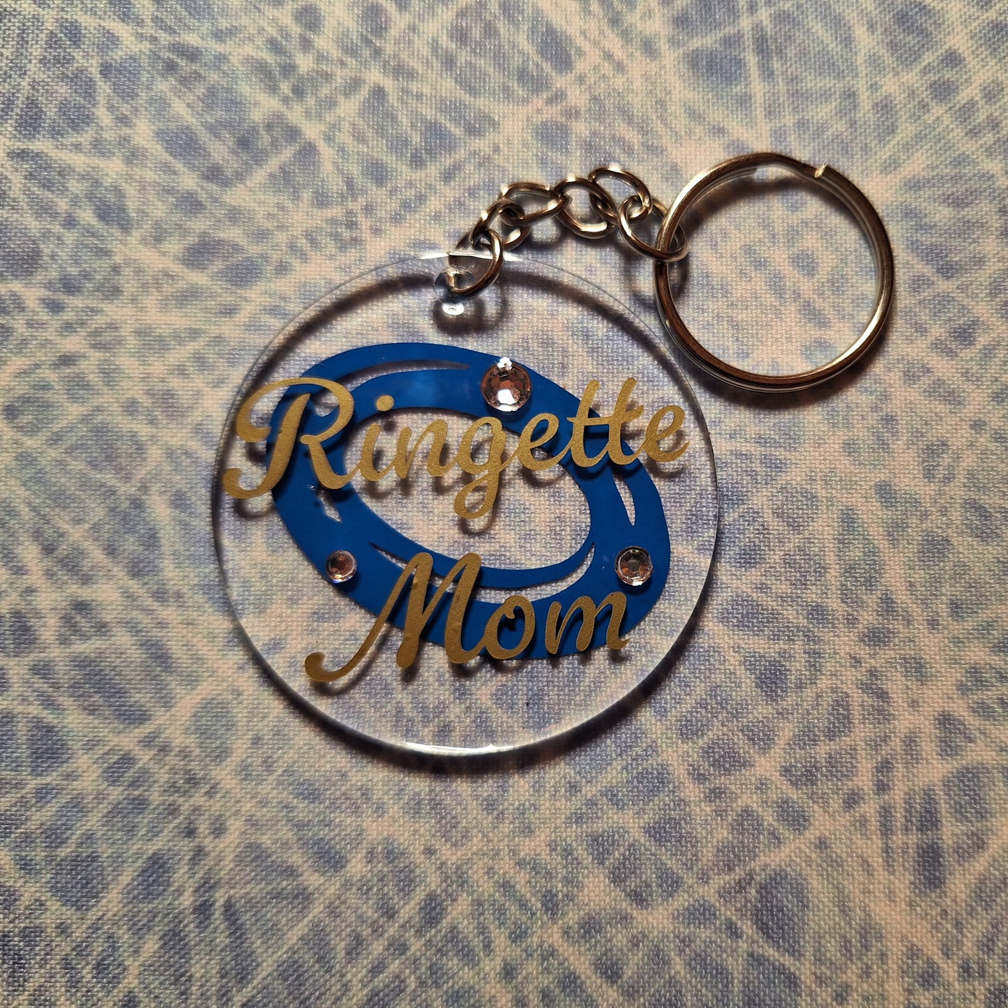 Porte-clés acrylique - Ringette Mom