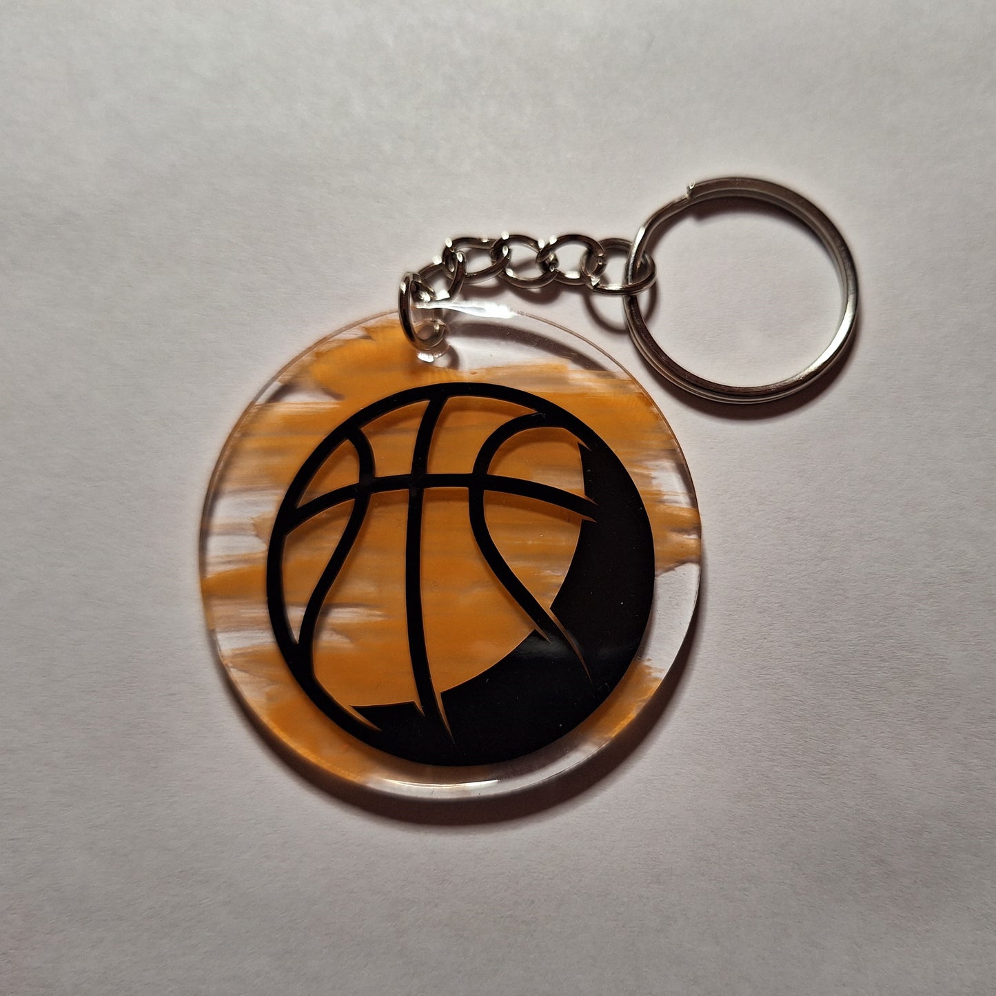 Porte-clés acrylique - Basketball ballon