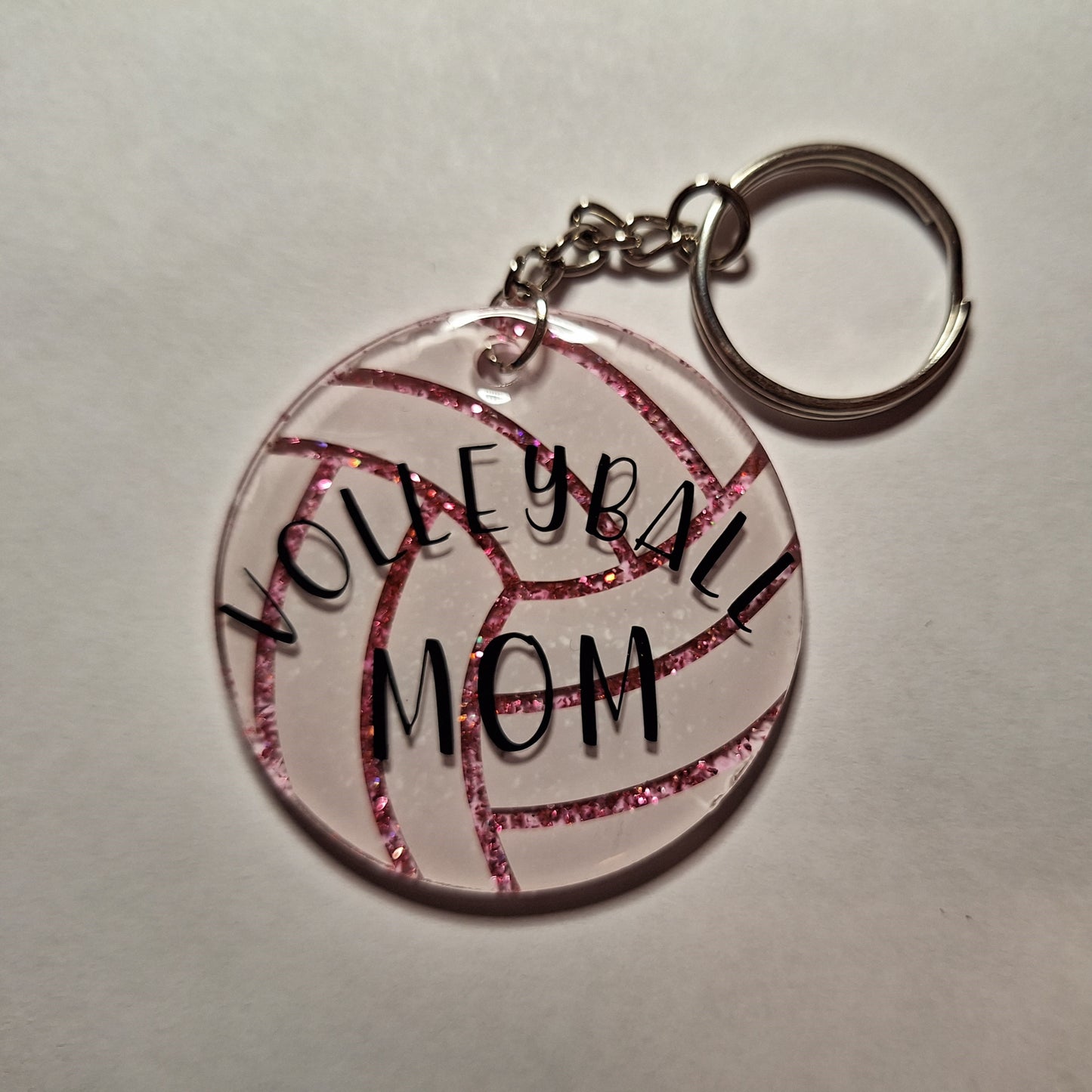 Porte-clés acrylique - Volleyball Mom