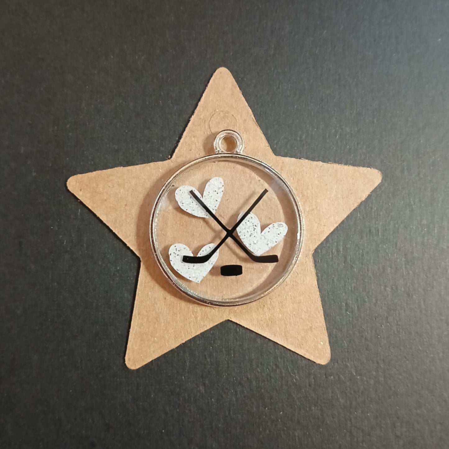 Pendentif - Bâtons & coeurs