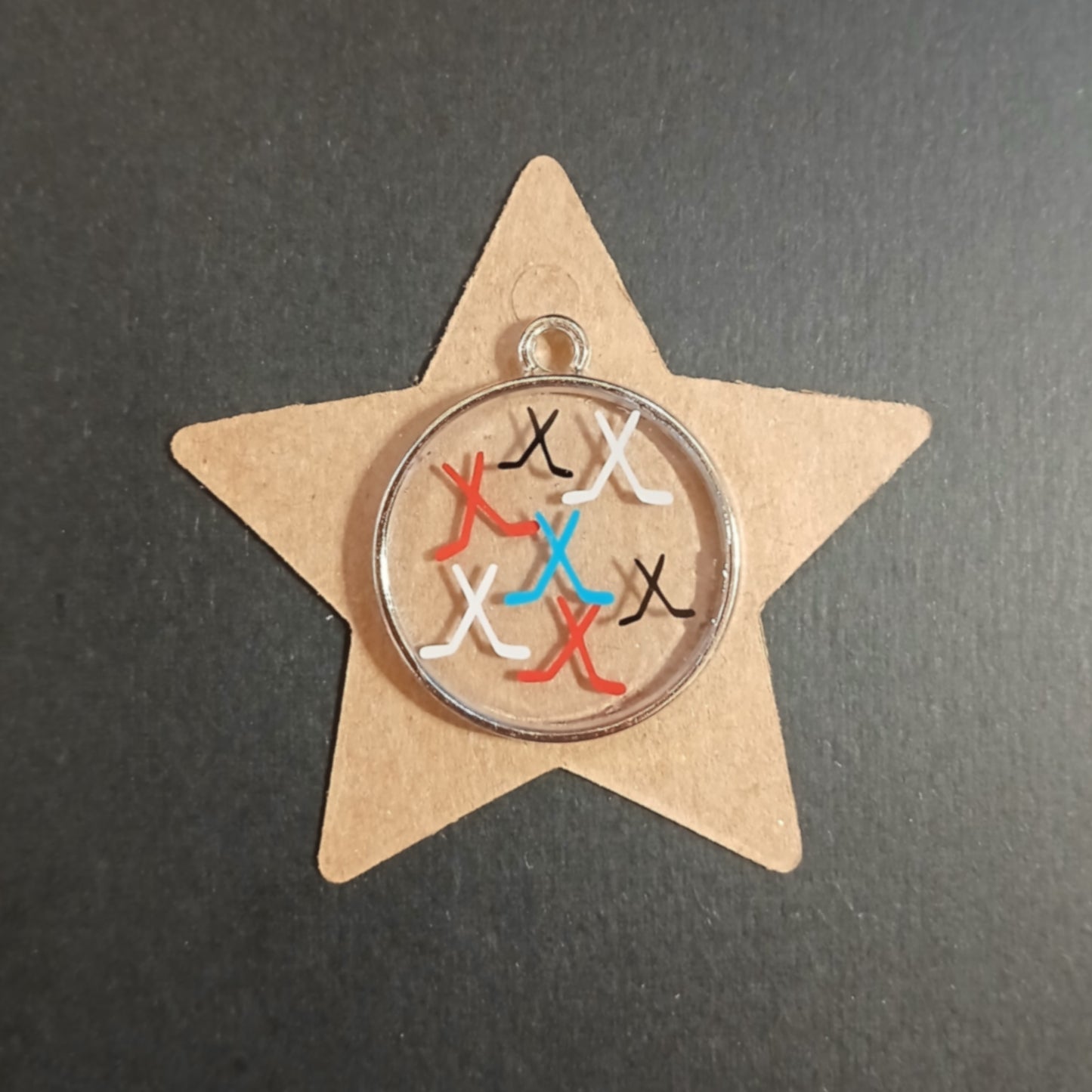 Pendentif - Bâtons Hockey