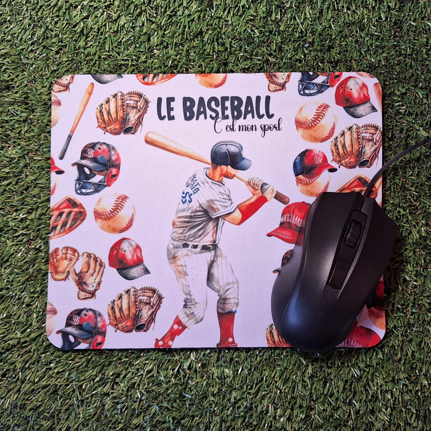 Tapis de souris - Le Baseball c'est mon sport