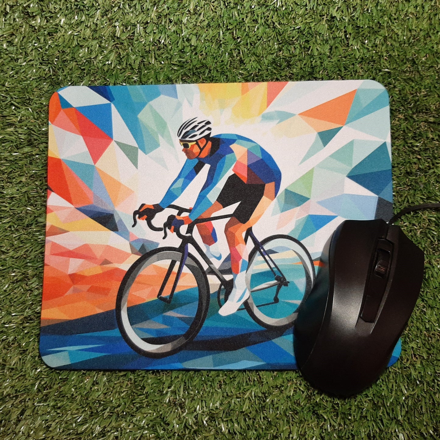 Tapis de souris - Vélo géométrique