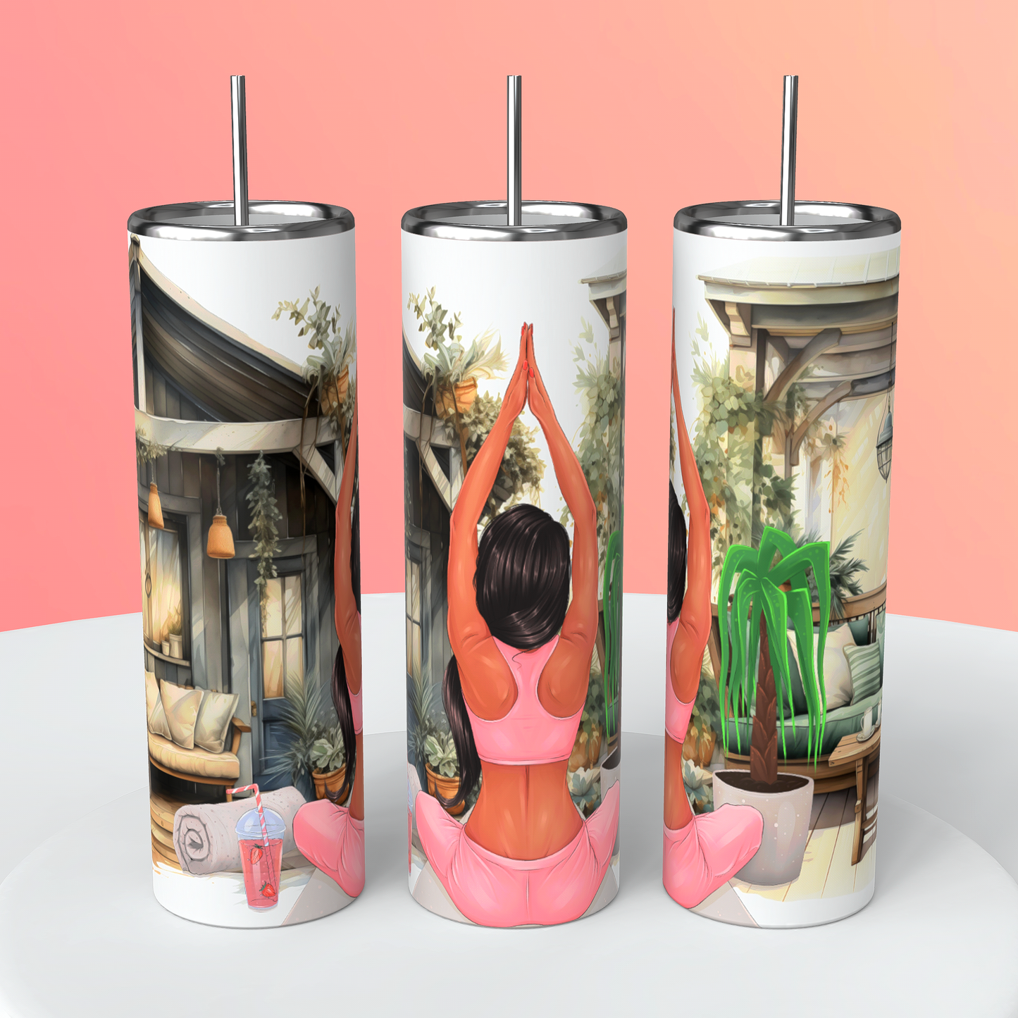 Gobelet - Yoga & plante