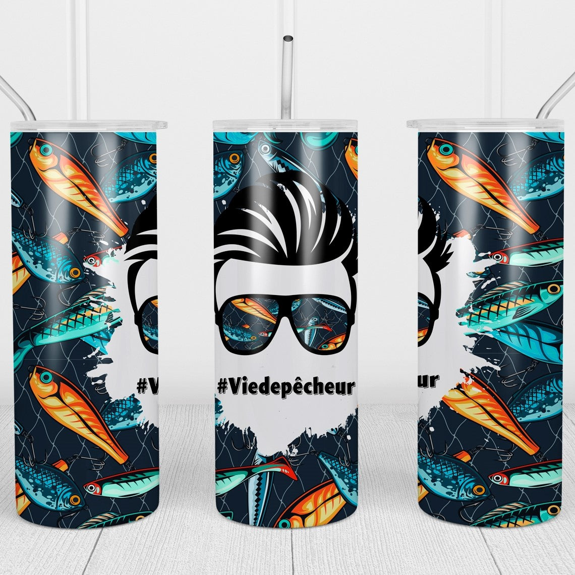 Gobelet - #Vie de pêcheur & hameçons