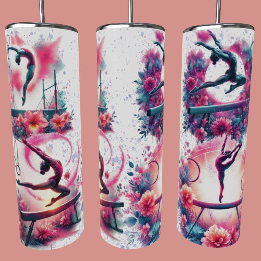 Gobelet - Gymnastes sur poutre