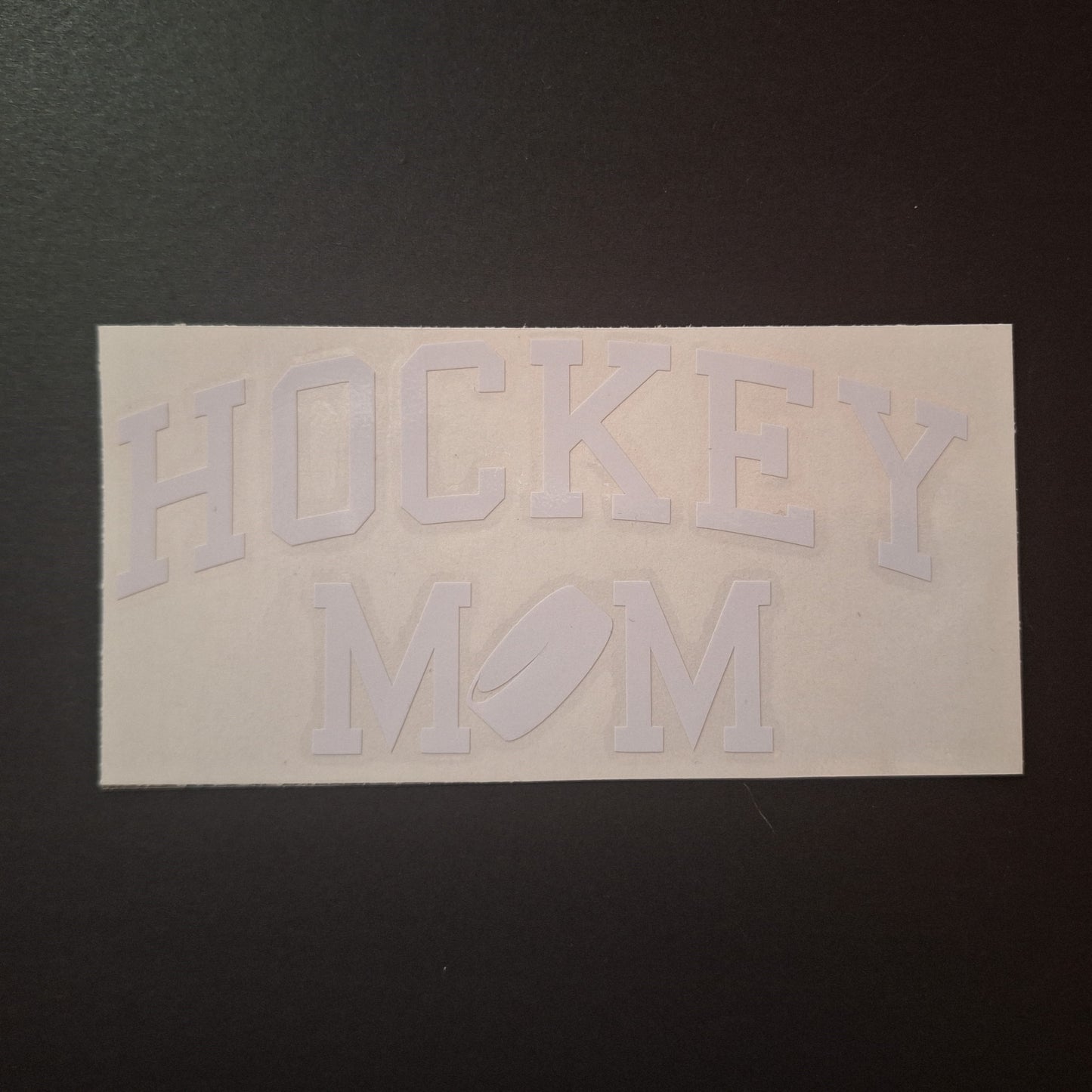 Vinyle autocollant voiture - Hockey Mom rondelle