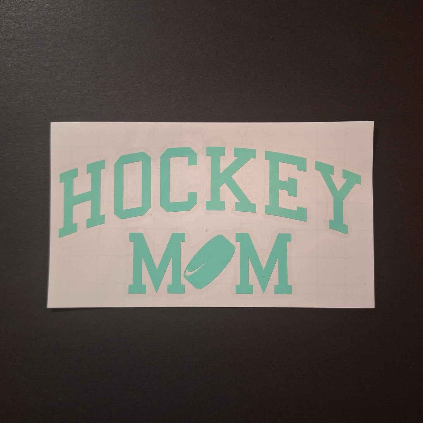 Vinyle autocollant voiture - Hockey Mom rondelle