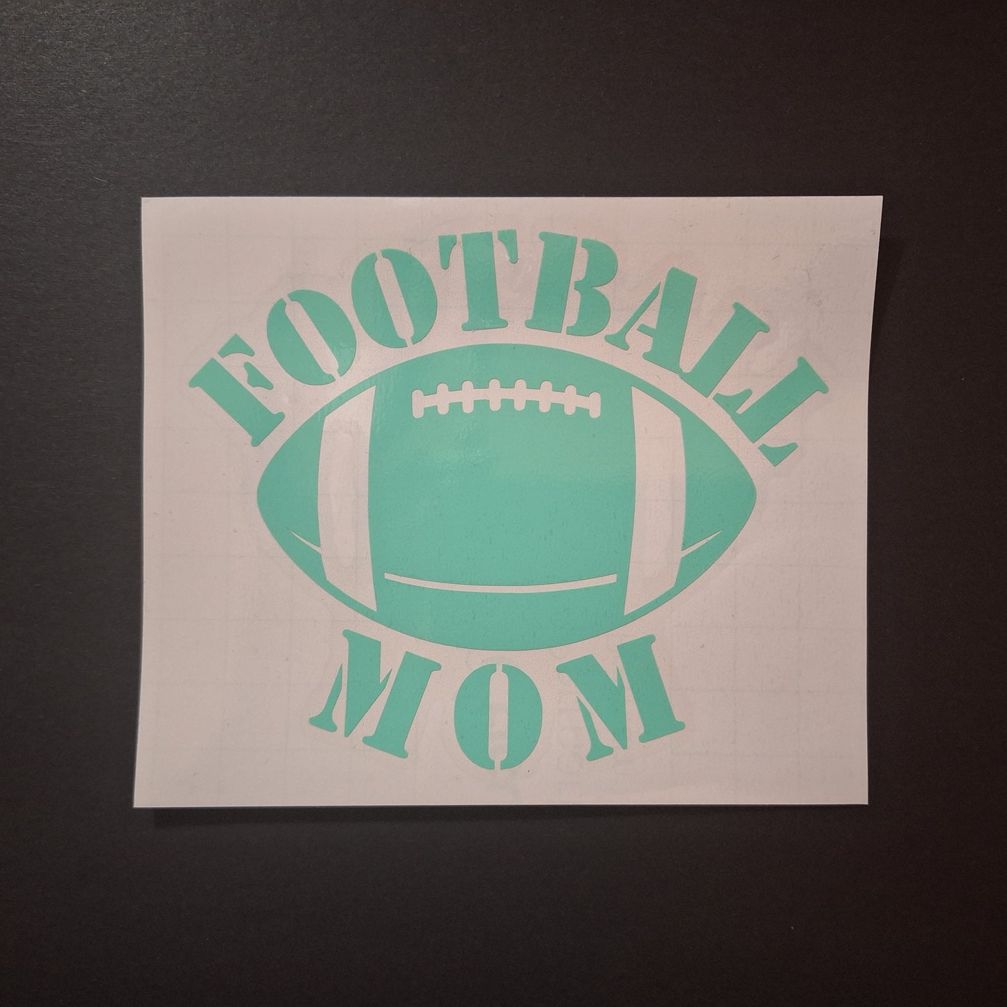 Vinyle autocollant voiture - Football Mom