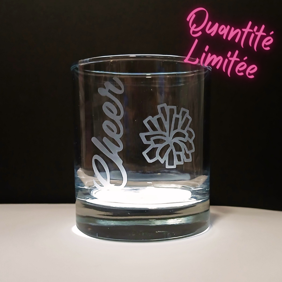 Verre gravé Cheer