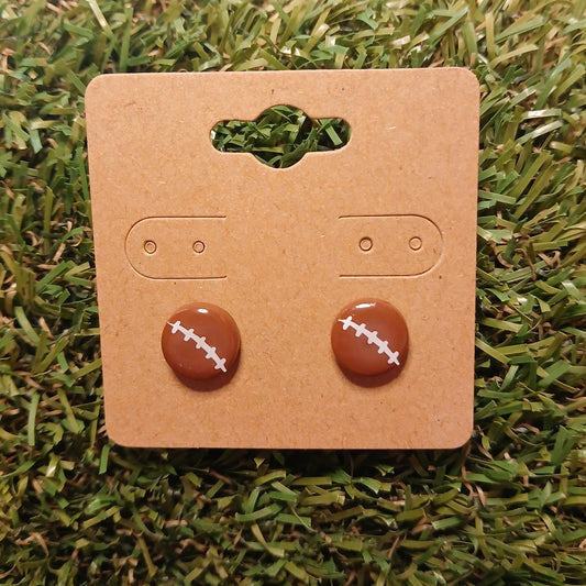 Boucles d'oreilles - Lacet ballon Football