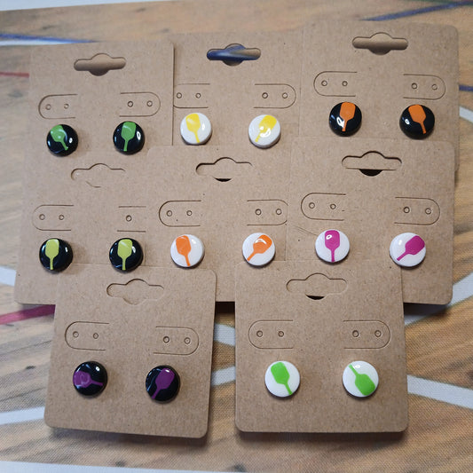 Boucles d'oreilles - Raquette Pickleball