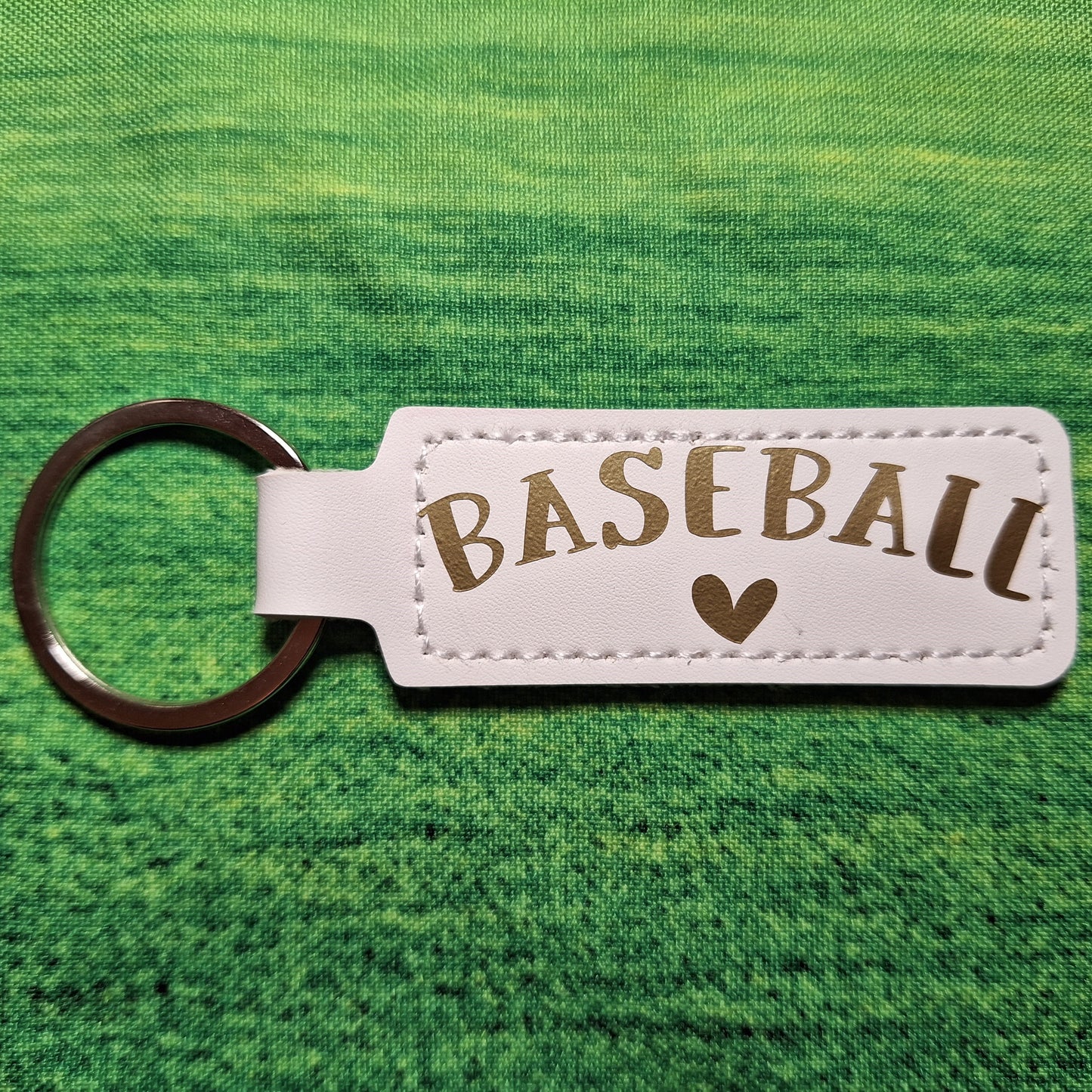 Porte-clé - Baseball & coeur