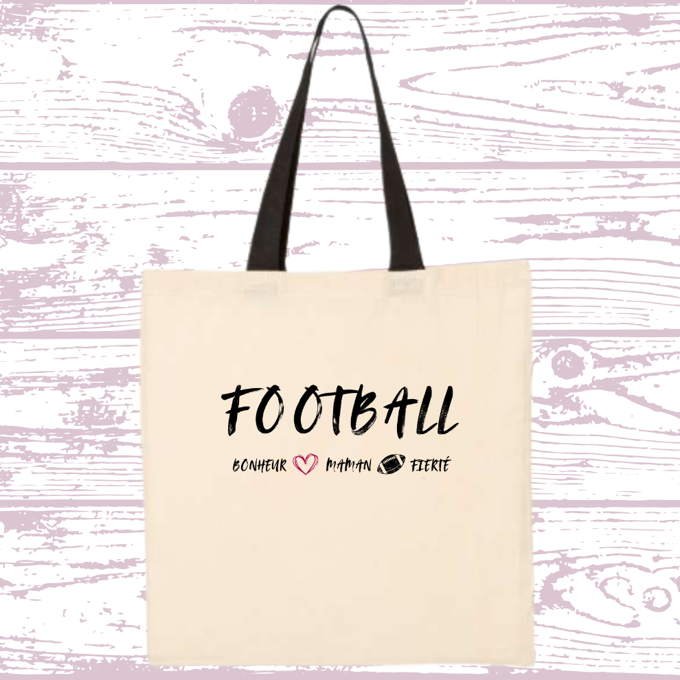 Sac toile de coton - Football maman