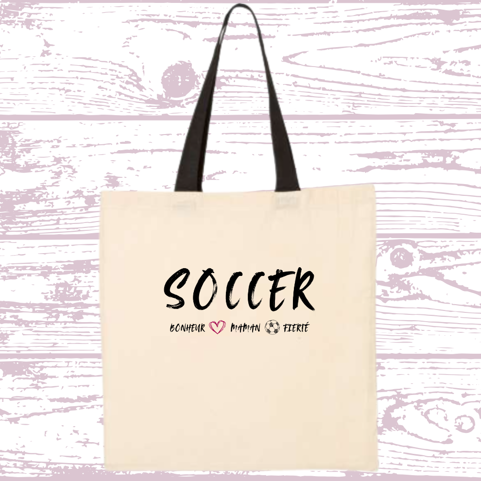 Sac toile de coton - Soccer maman