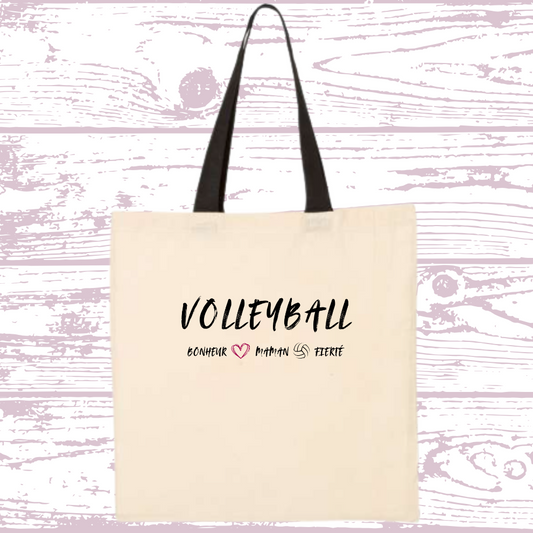 Sac toile de coton - Volleyball maman