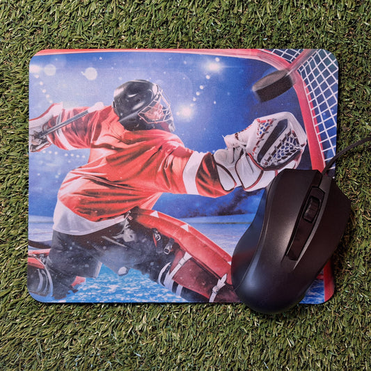 Tapis de souris - Gardien Hockey en action