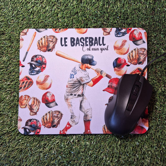 Tapis de souris - Le Baseball c'est mon sport