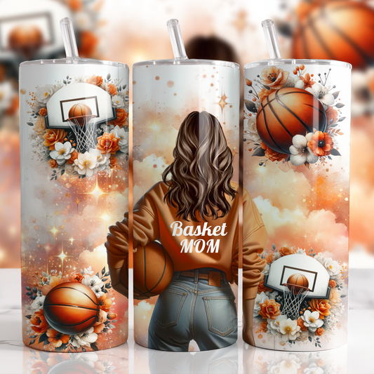 Gobelet - Basket Mom floral