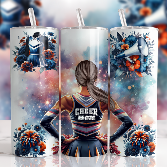 Gobelet - Cheer Mom floral