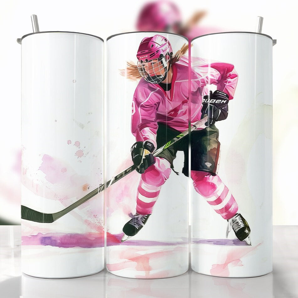 Gobelet - Joueuse Hockey