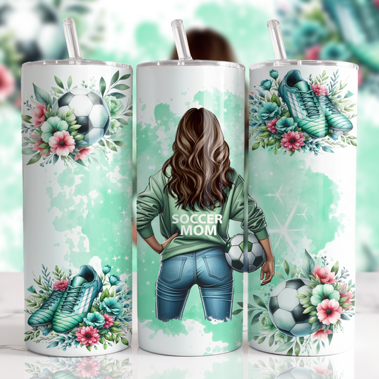 Gobelet - Soccer Mom floral