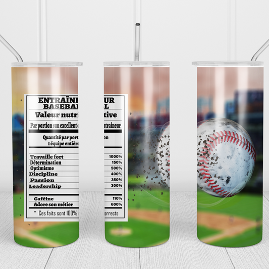 Gobelet - Entraîneur Baseball