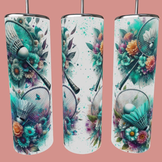 Gobelet - Badminton & Fleurs