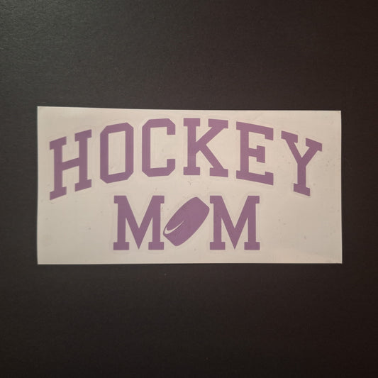 Vinyle autocollant voiture - Hockey Mom rondelle
